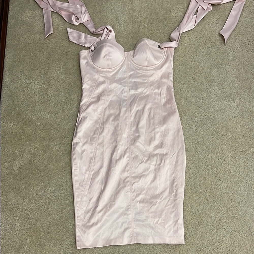 Marciano Light Pink Satin Dress